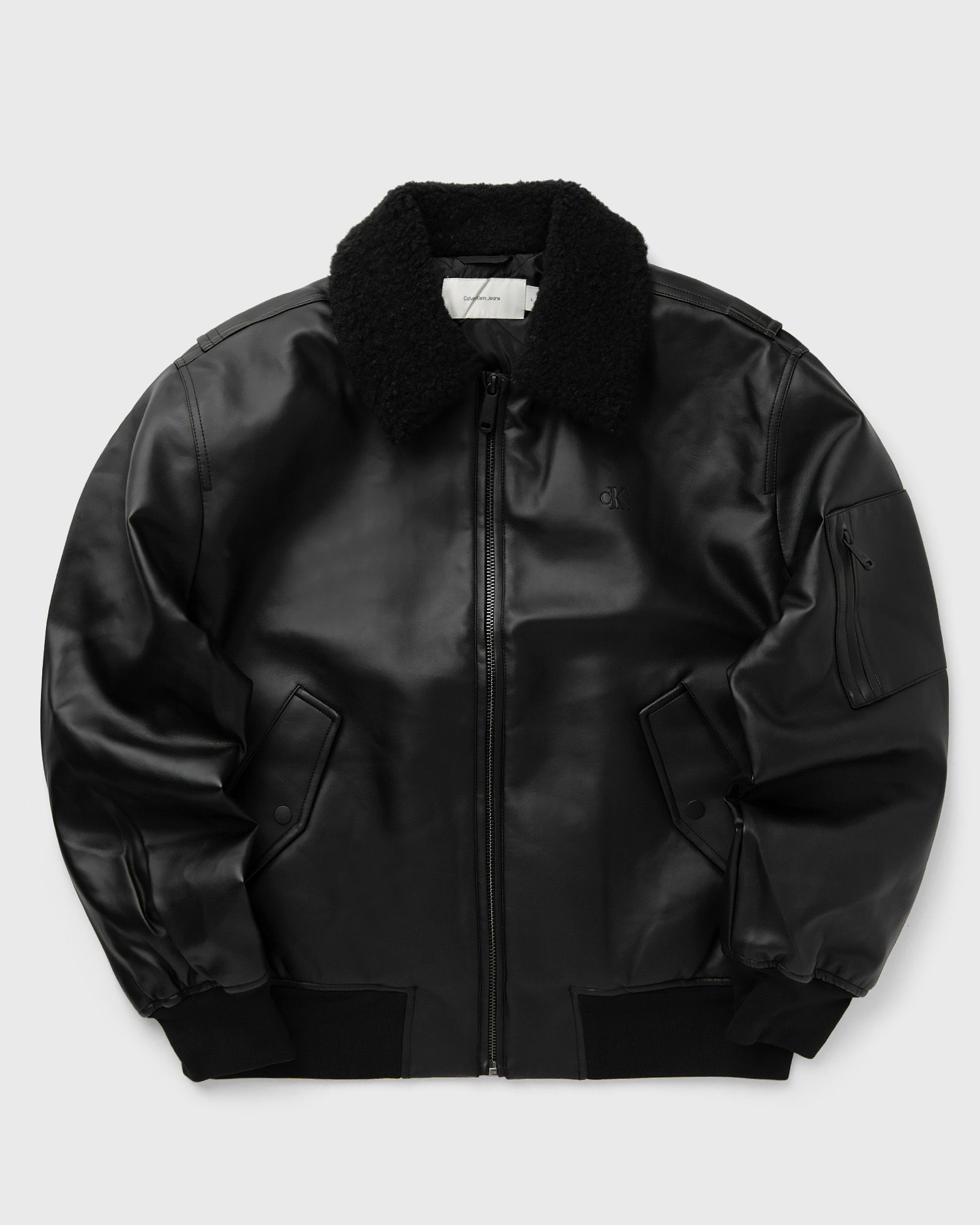 FAUX LEATHER AVIATOR