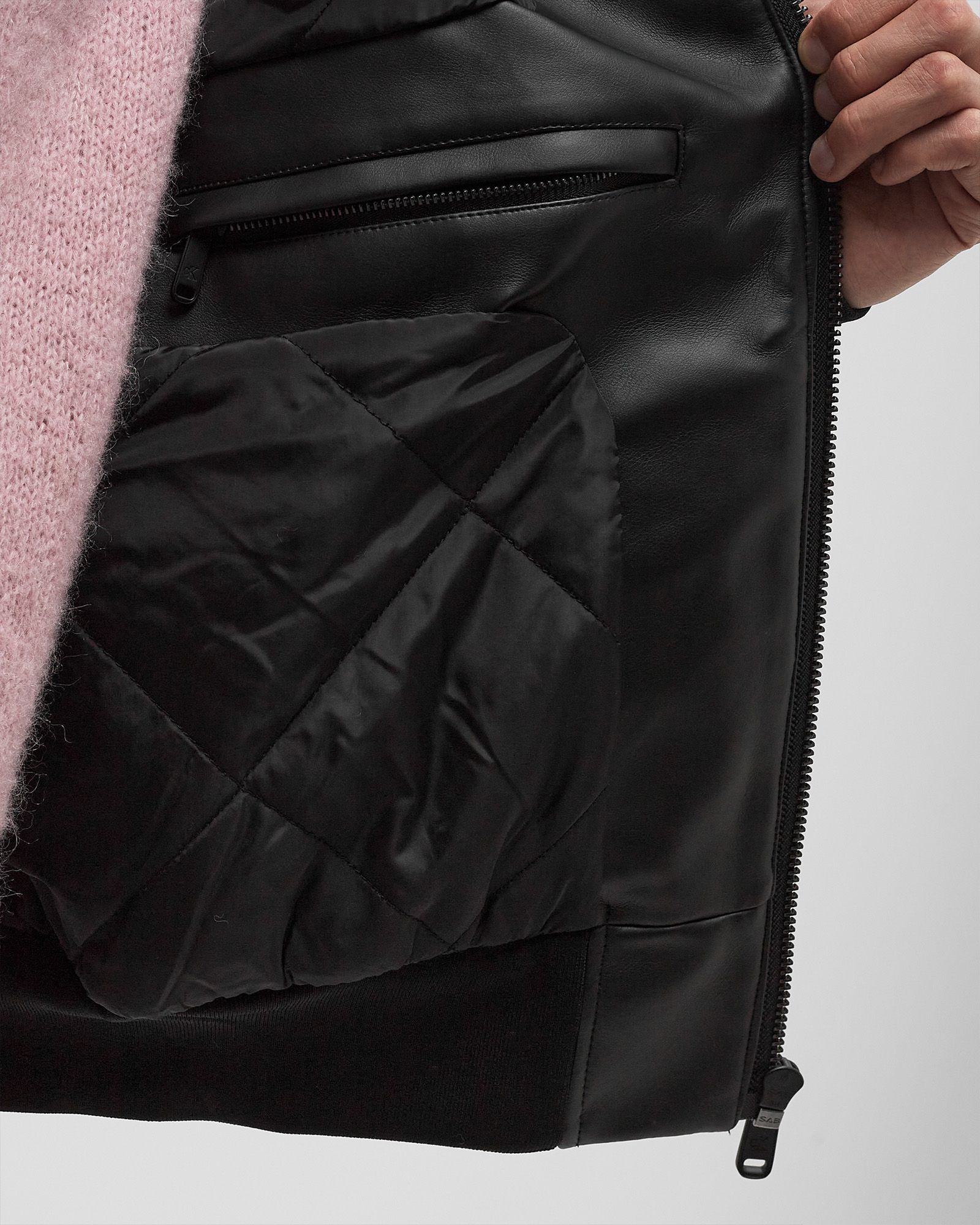 FAUX LEATHER AVIATOR