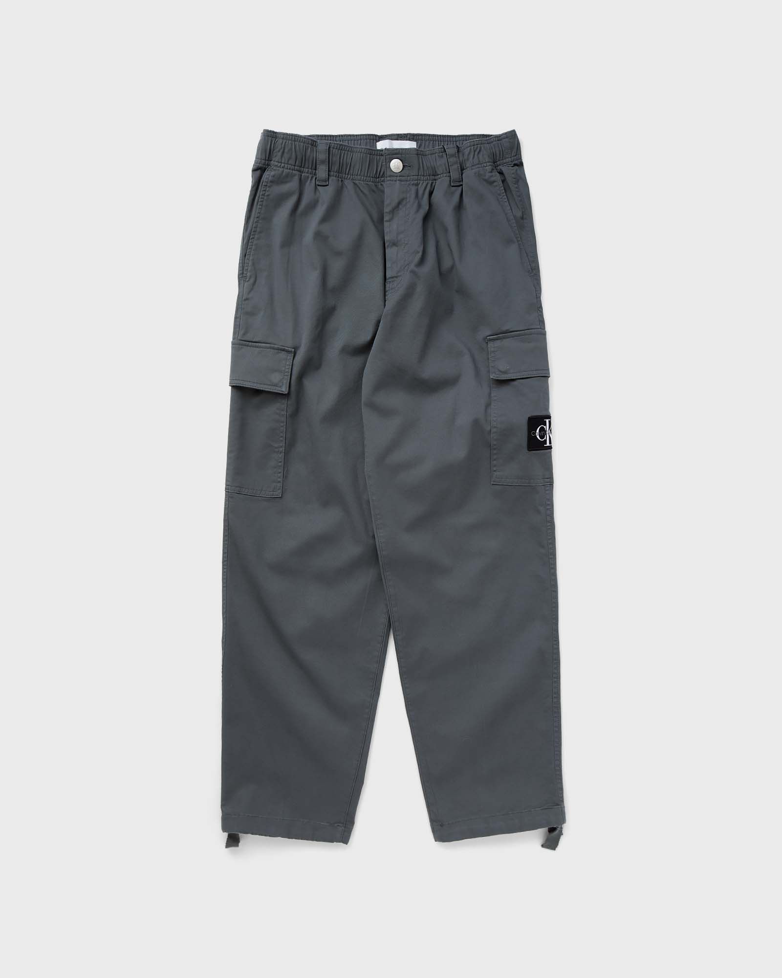 Calvin Klein Jeans - regular straight cargo men cargo pants grey in größe:l