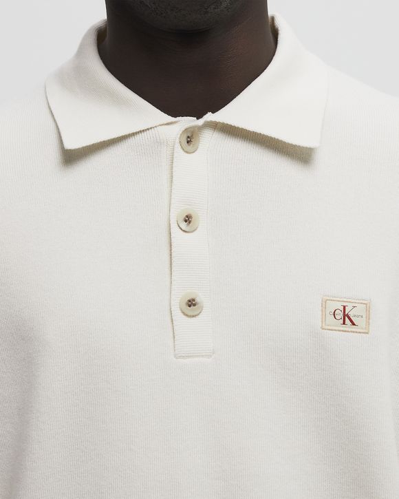 COTTON POLO SWEATER