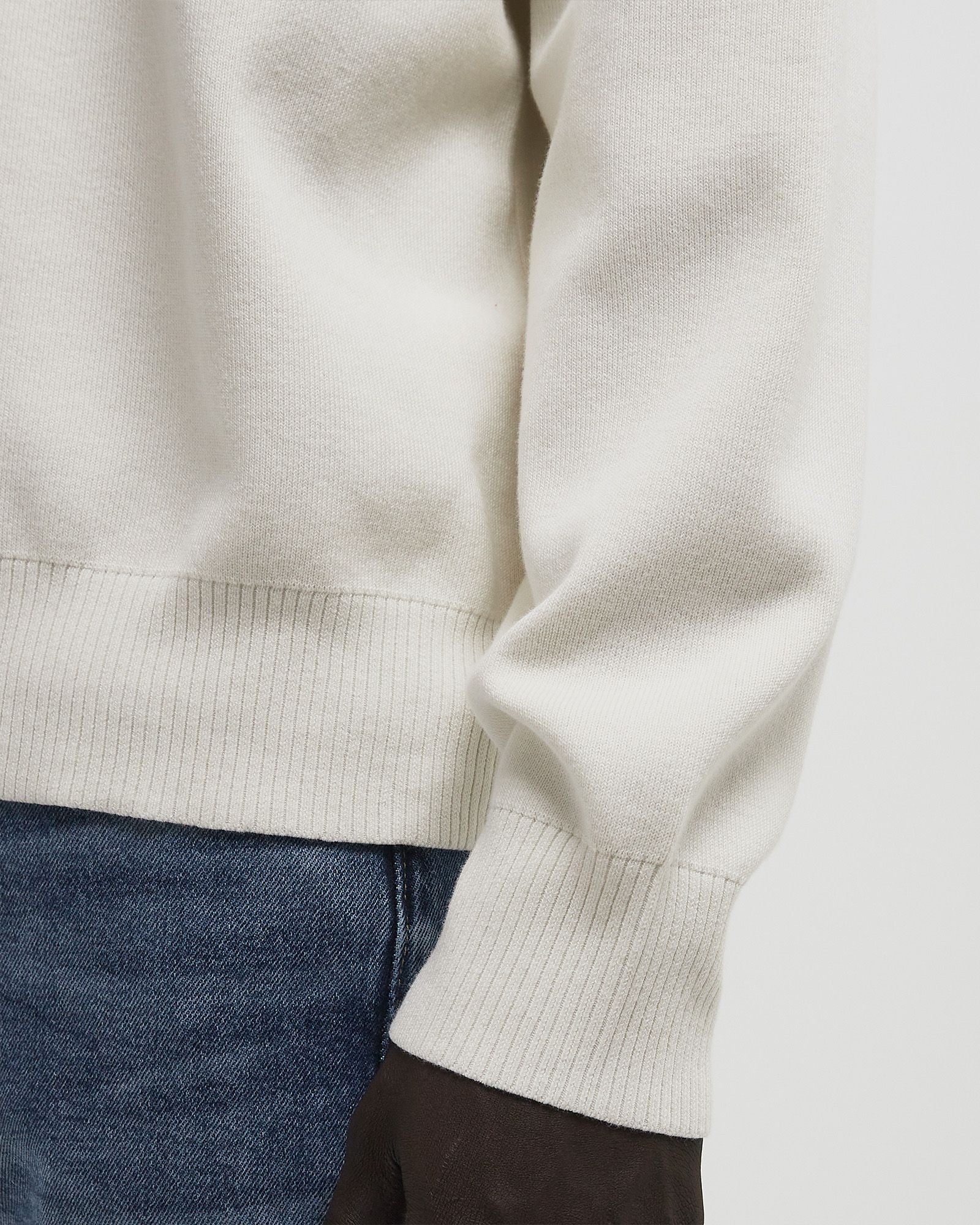 COTTON POLO SWEATER