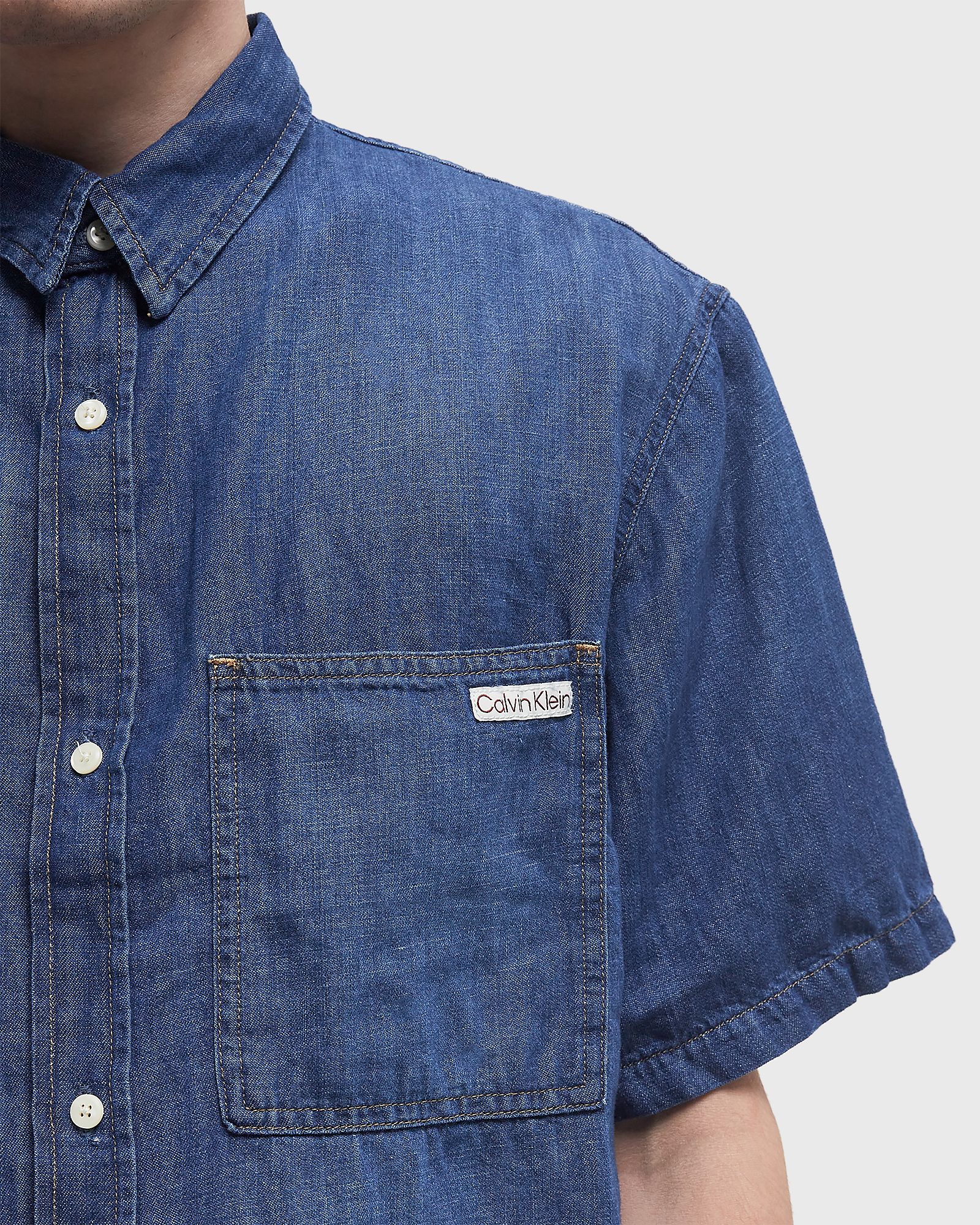 REGULAR SS DENIM SHIRT