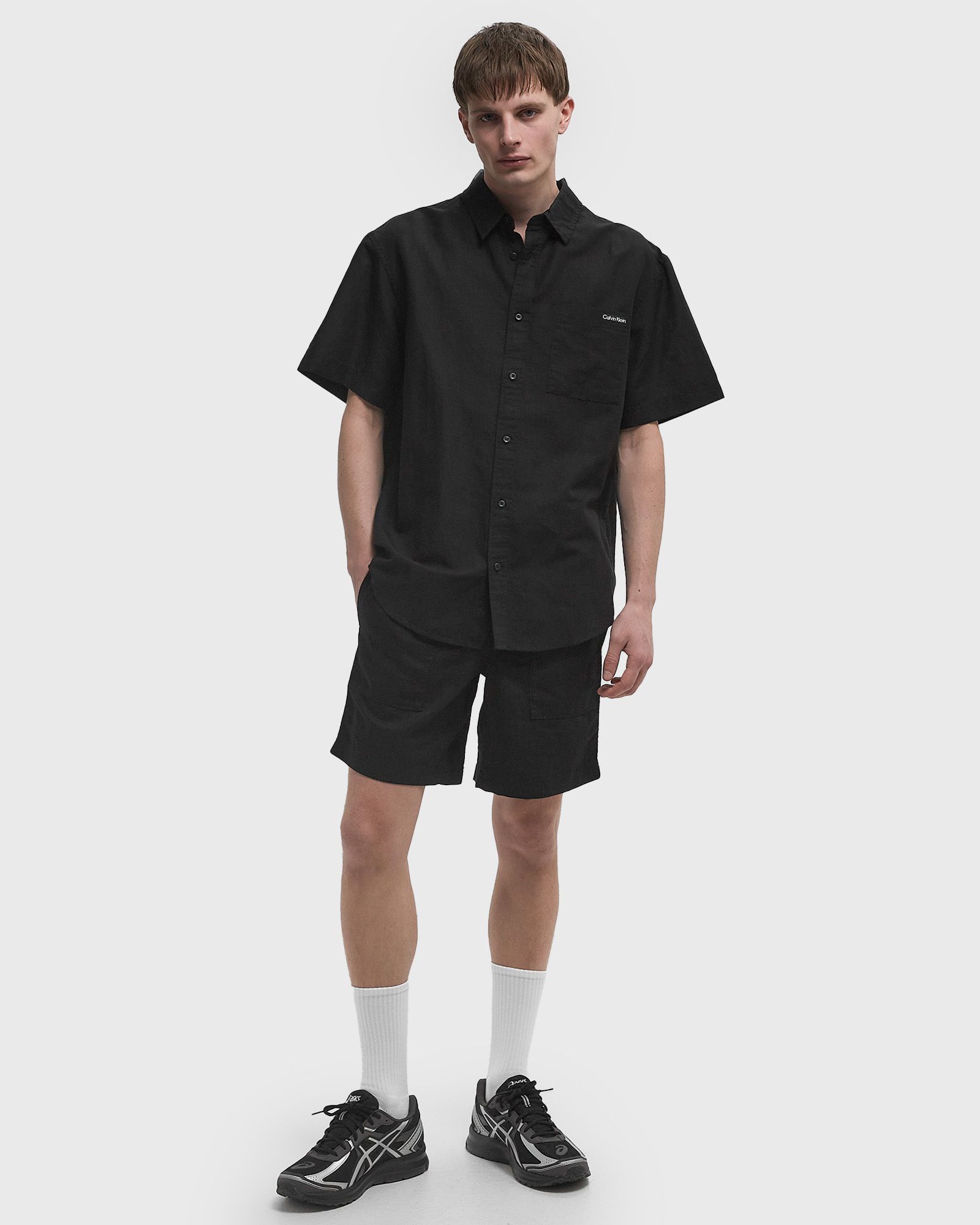 LINEN COTTON S/S SHIRT