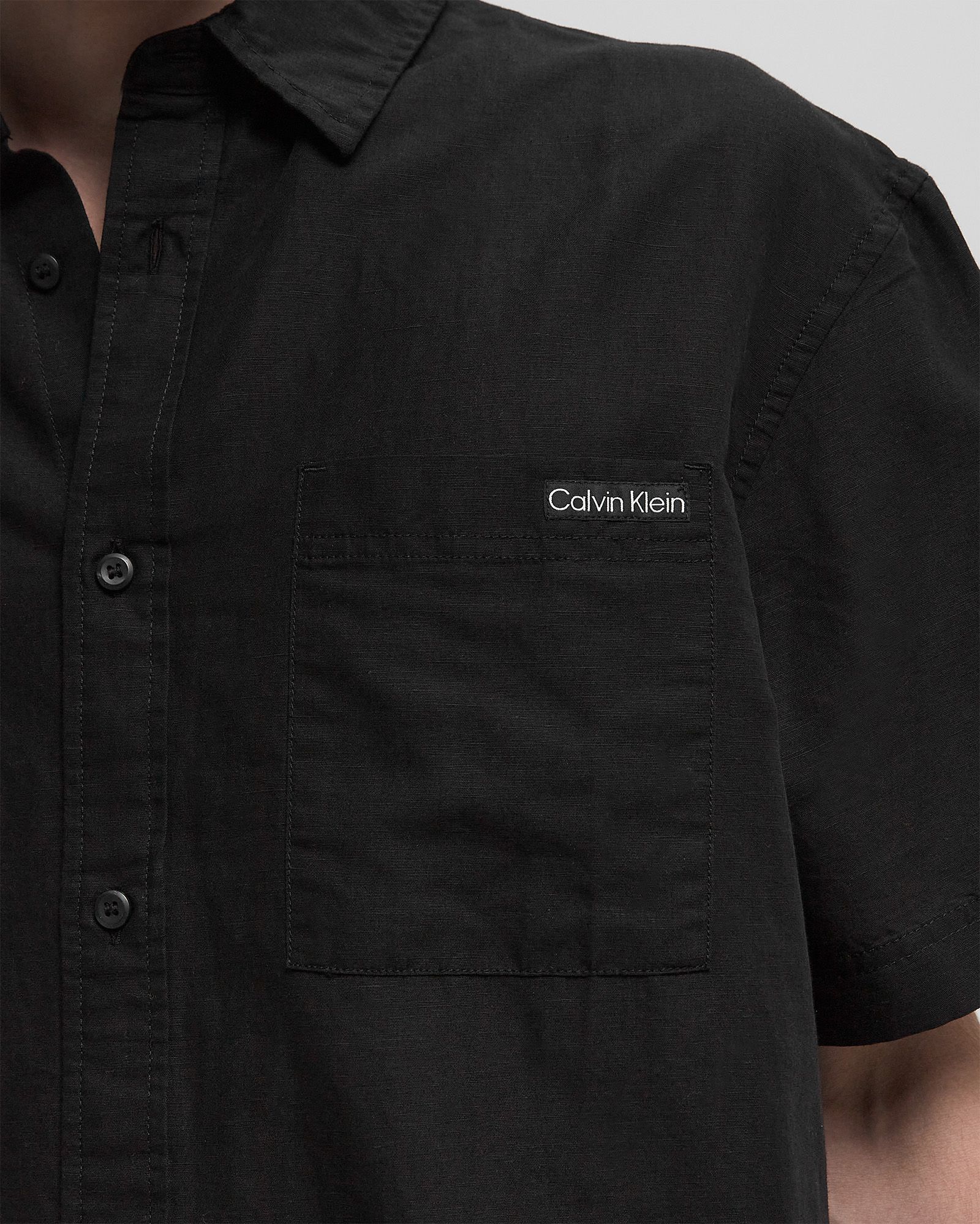 LINEN COTTON S/S SHIRT