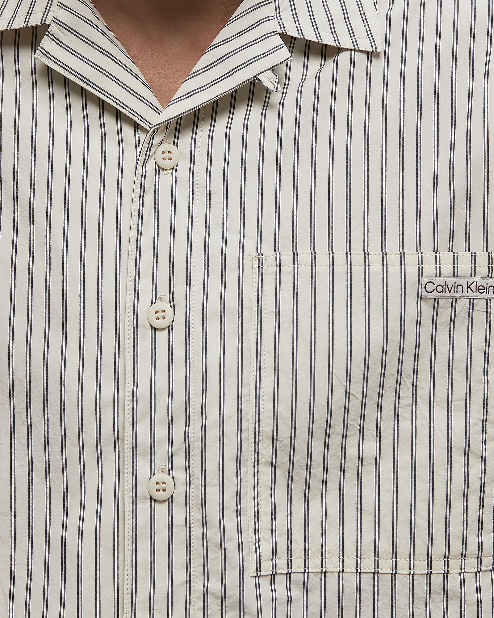 COTTON POPLIN S/S SHIRT