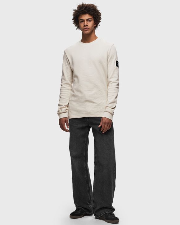 BADGE WAFFLE LS TEE