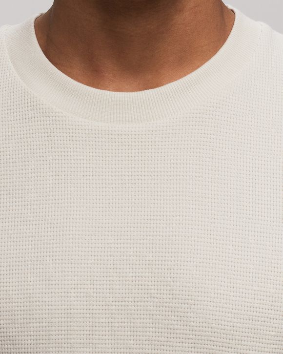 BADGE WAFFLE LS TEE