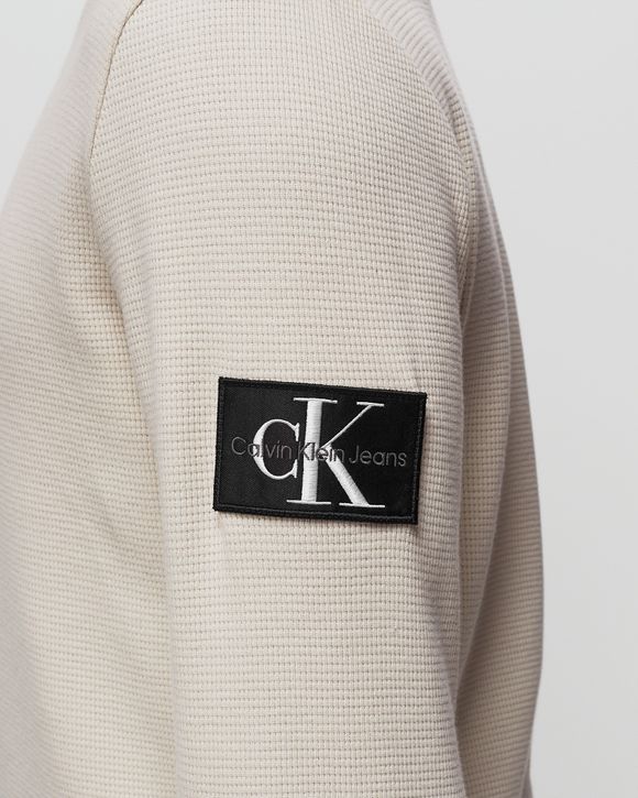 Calvin Klein Jeans BADGE BSTN TEE White | Store LS WAFFLE