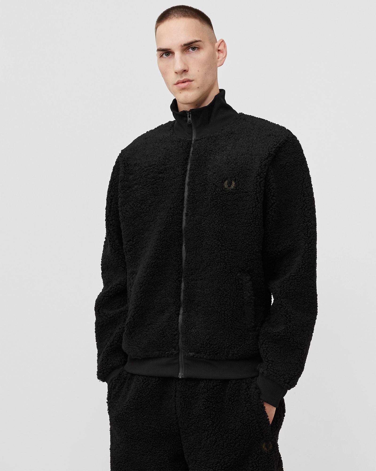 BORG FLEECE TRACK JACKET