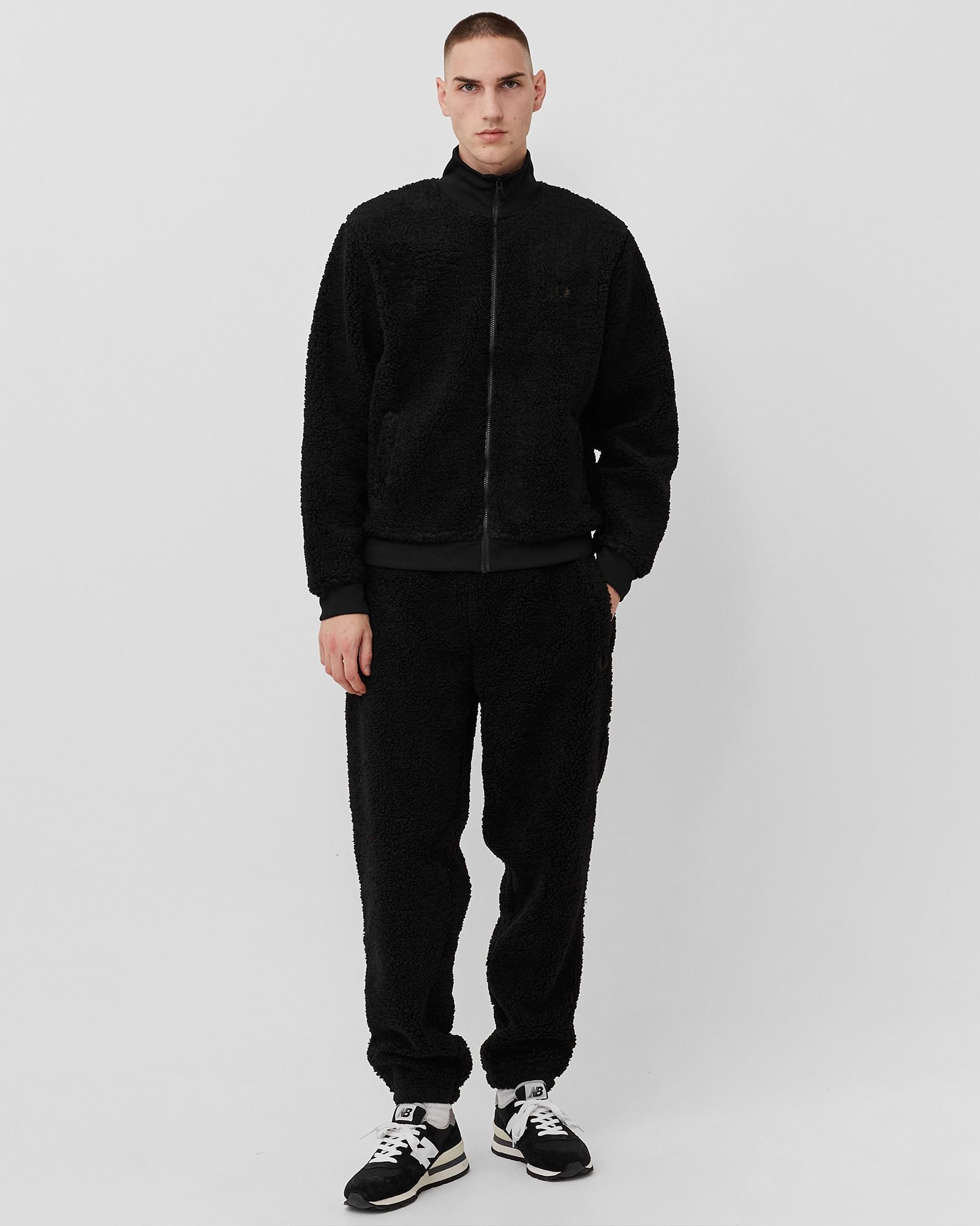 BORG FLEECE TRACK JACKET