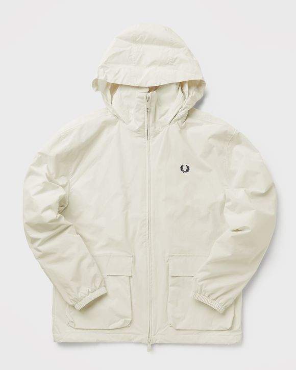 Fred Perry PATCH POCKET ZIP THROUGH JKT White | BSTN Store
