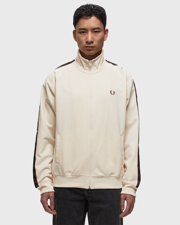 Fred Perry Contrast Tape Track Jacket Beige | BSTN Store