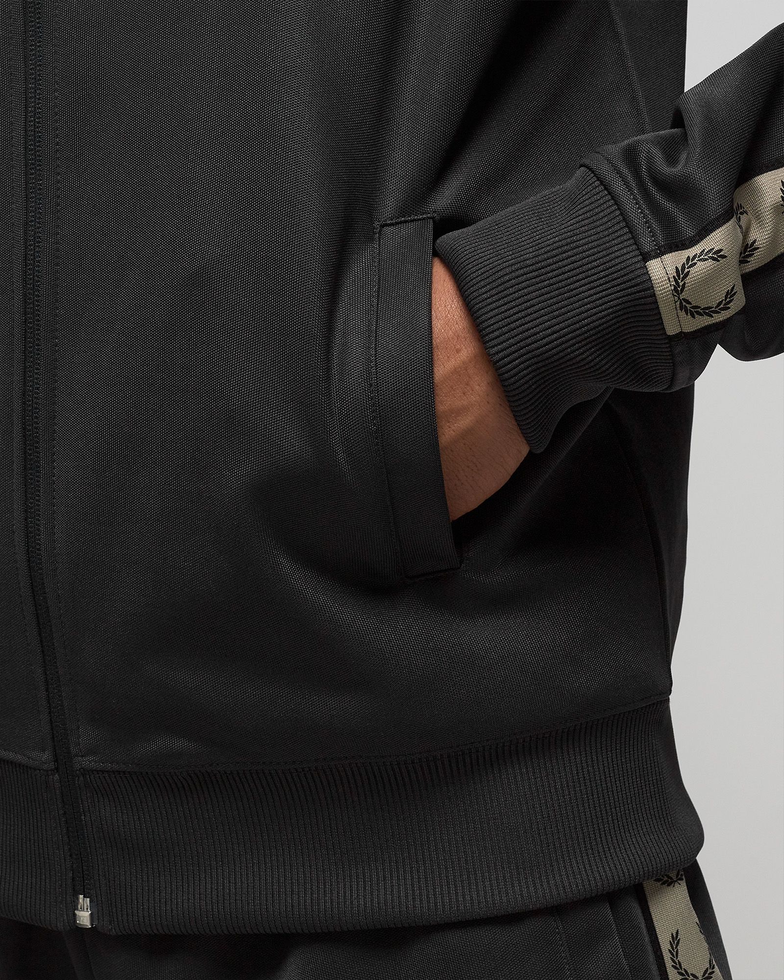 Contrast Tape Track Jacket