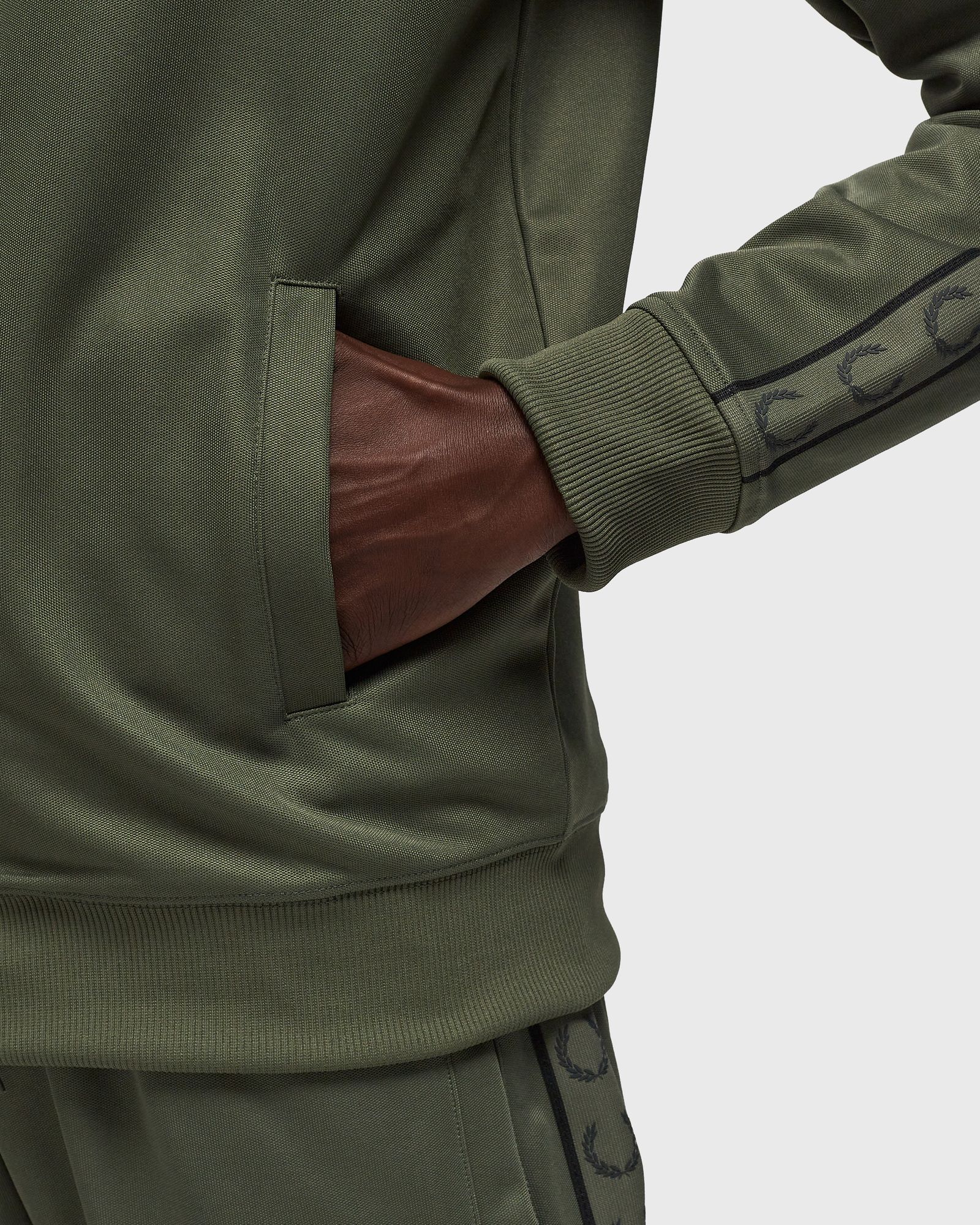 CONTRAST TAPE TRACK JACKET