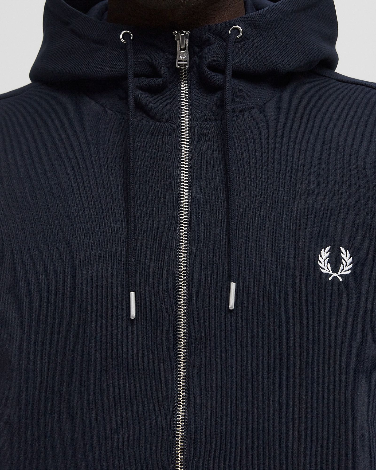 HOODED ZIP THROUGH SWEATSHIRT