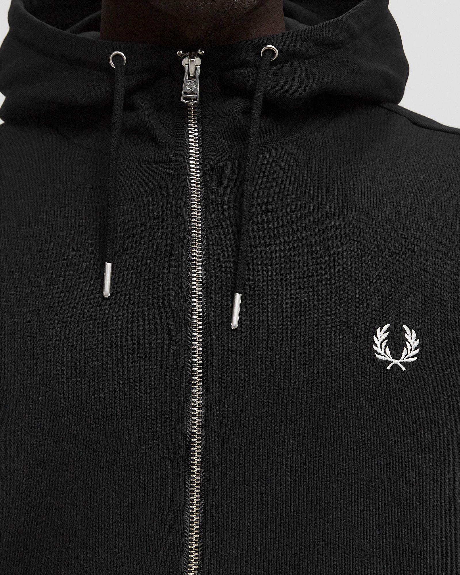 HOODED ZIP THROUGH SWEATSHIRT