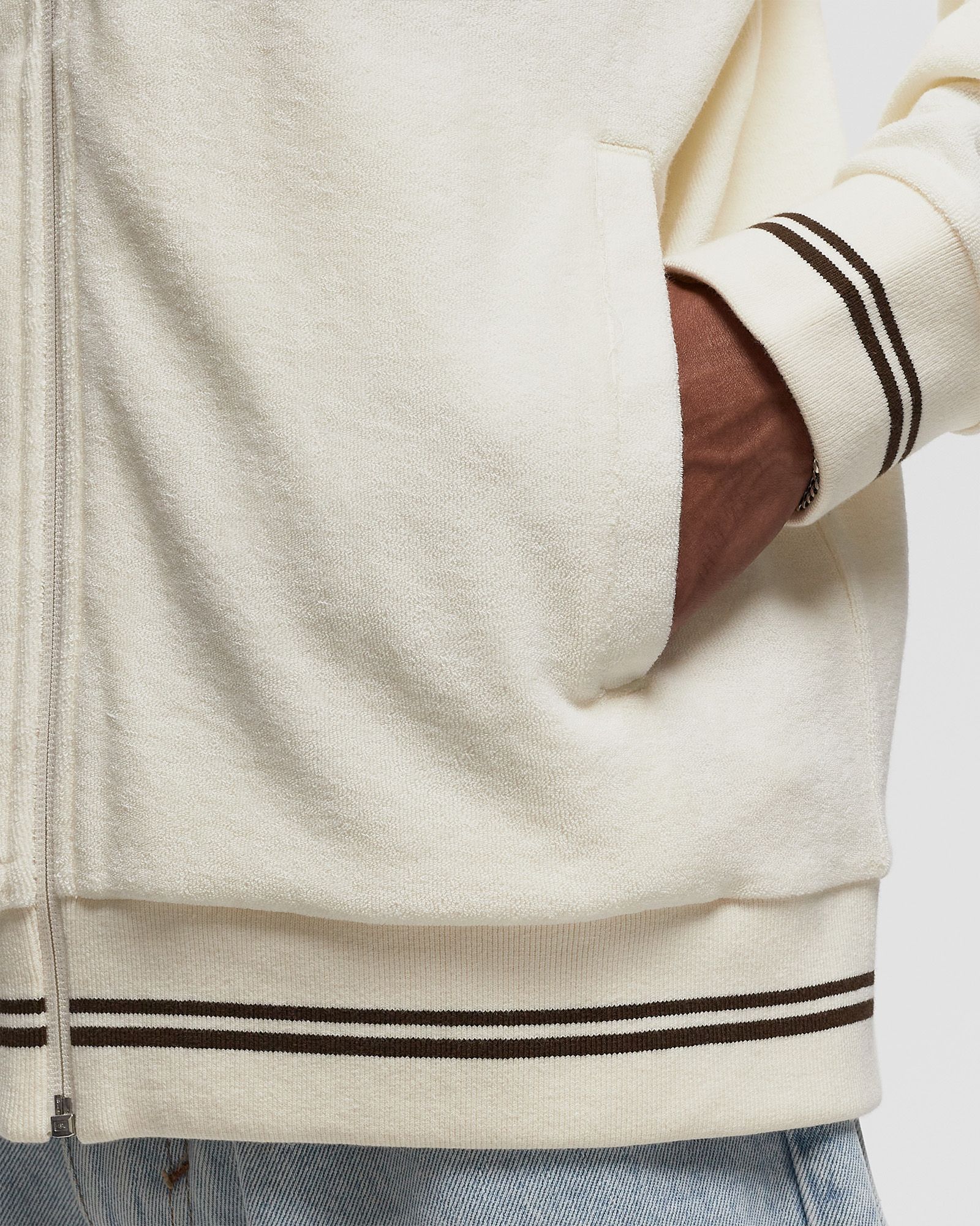 Towelling Track Jacket