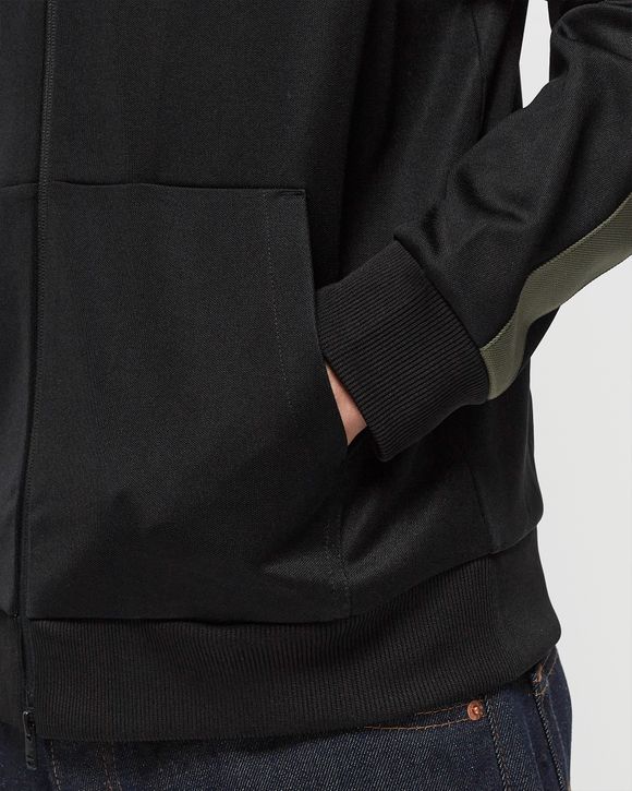 TAPE DETAIL COLLARED TRACK JACKET