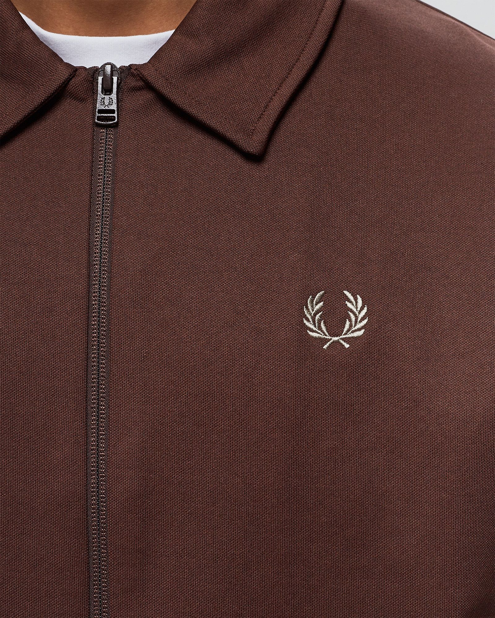 Tape Detail Collared Track Jkt