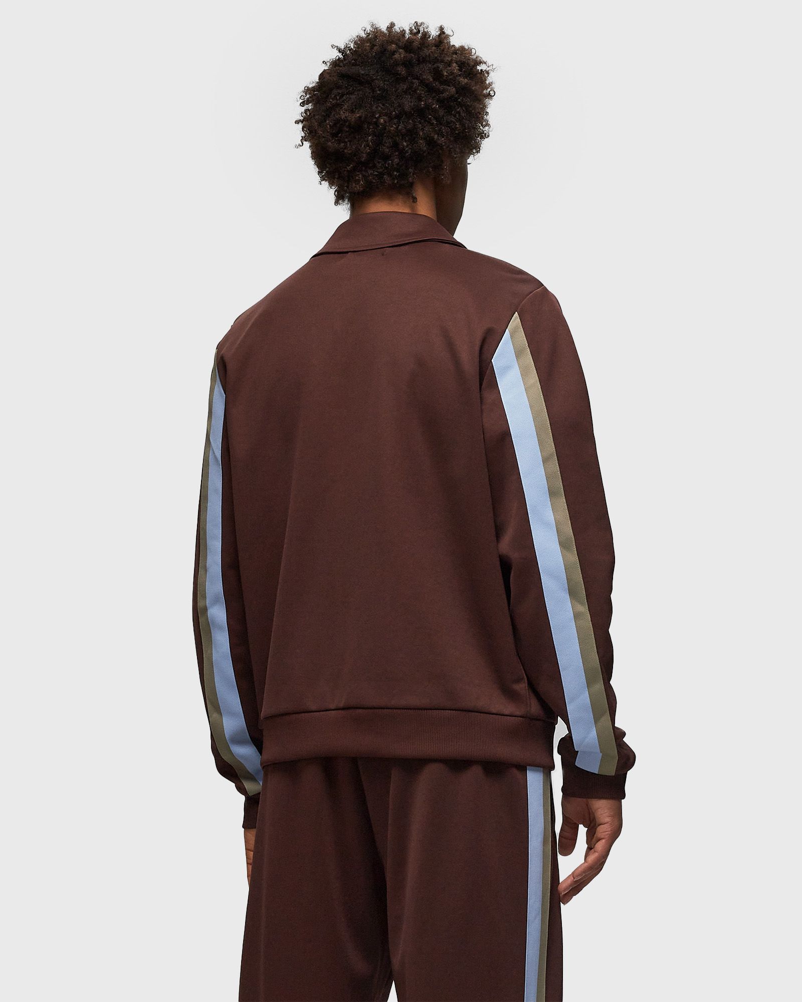 Tape Detail Collared Track Jkt