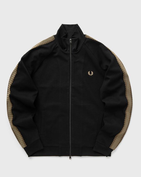 Fred Perry TAPED TRACK JACKET Black | BSTN Store