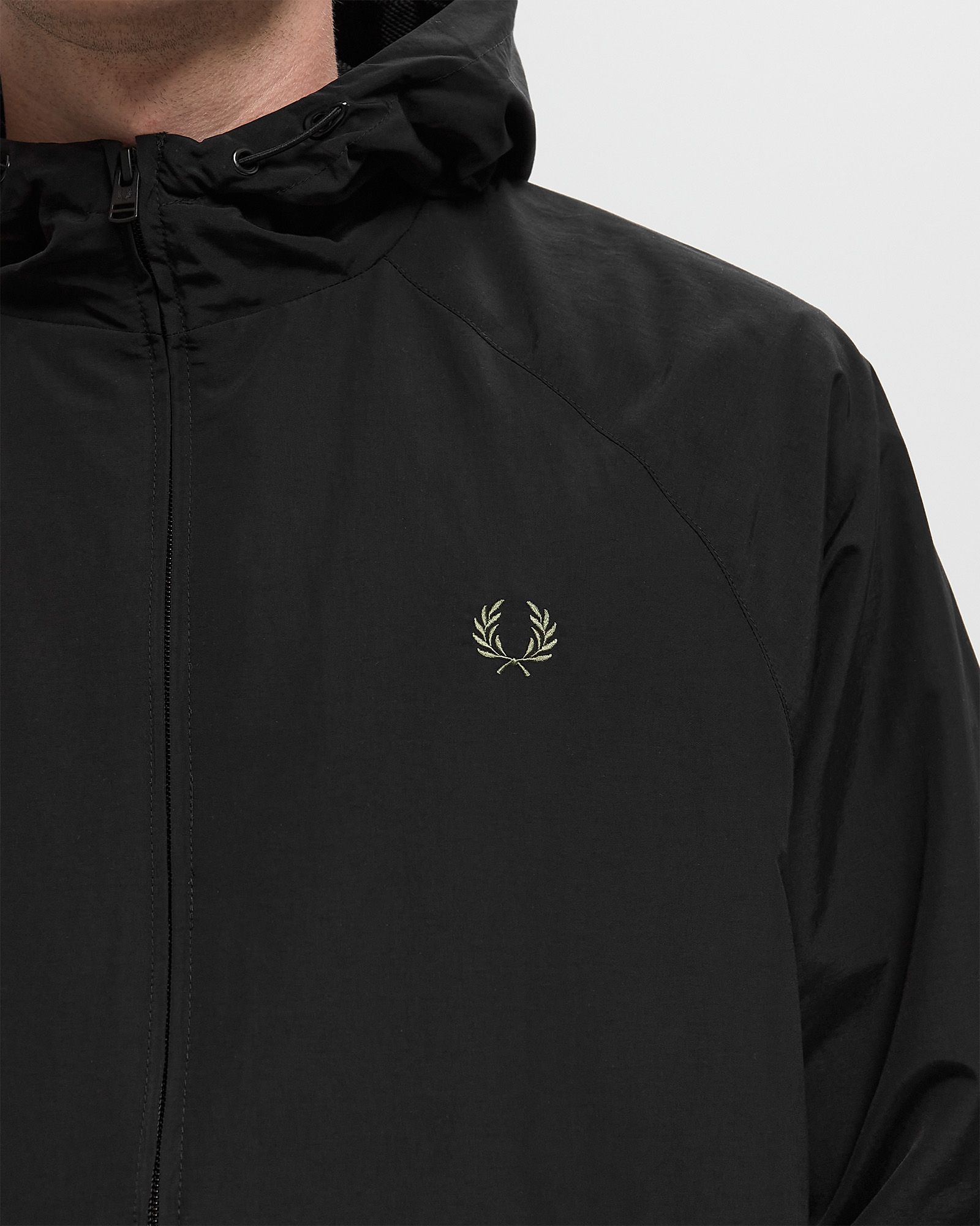 Fred Perry HOODED SHELL JACKET Black | BSTN Store