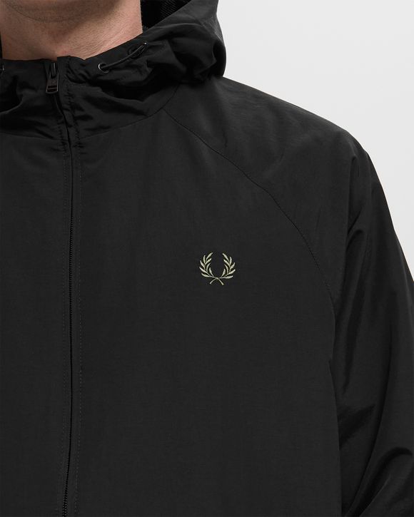 【希少】FRED PERRY TAPED SHELL JACKET Fred Perry Tape Sleeve Shell Jacket Black - Terraces Menswear
