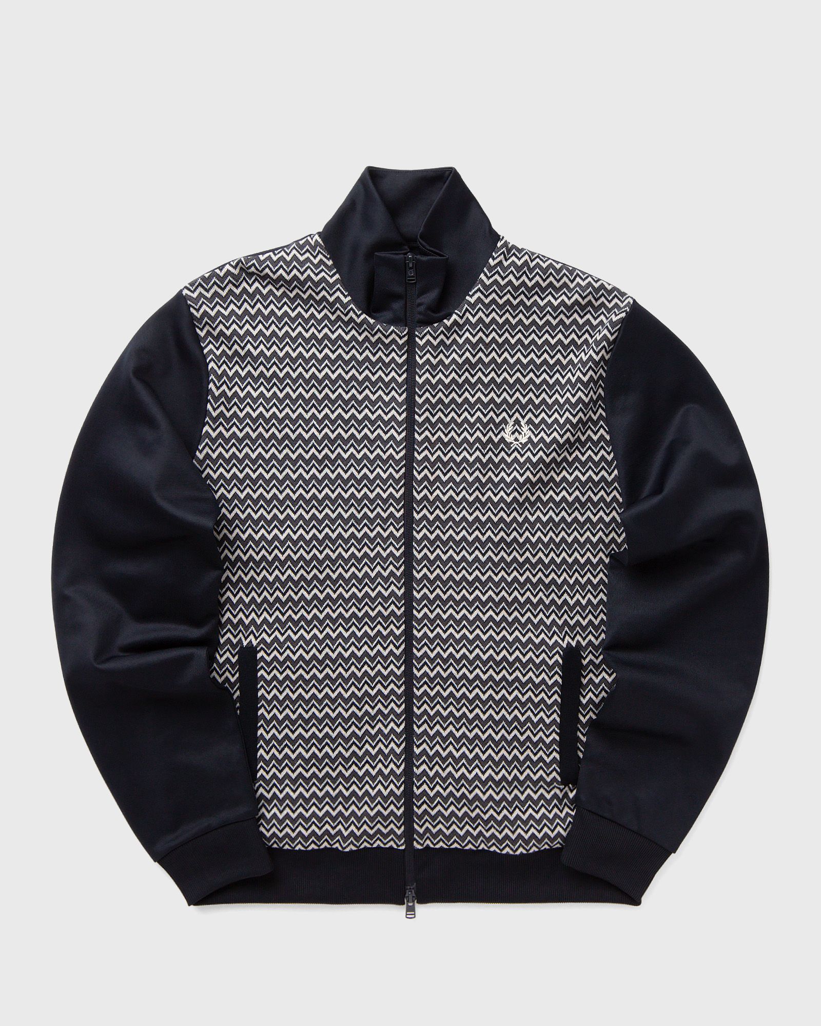 KNITTED PANEL TRACK JACKET