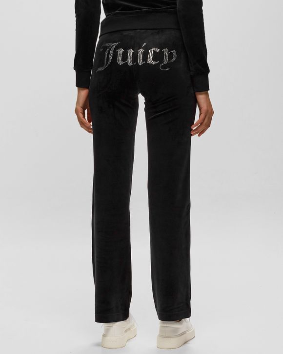 VELOUR TRACKPANT WITH HEART DIAMANTE