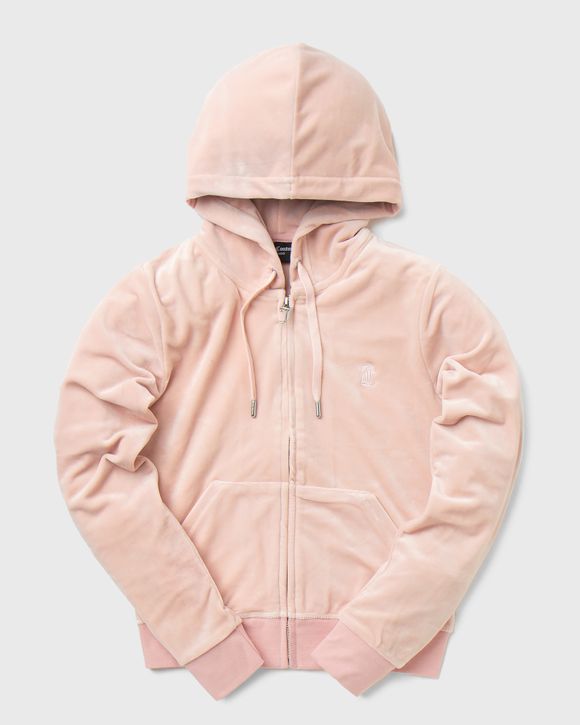 Pink zip deals up hoodie mens