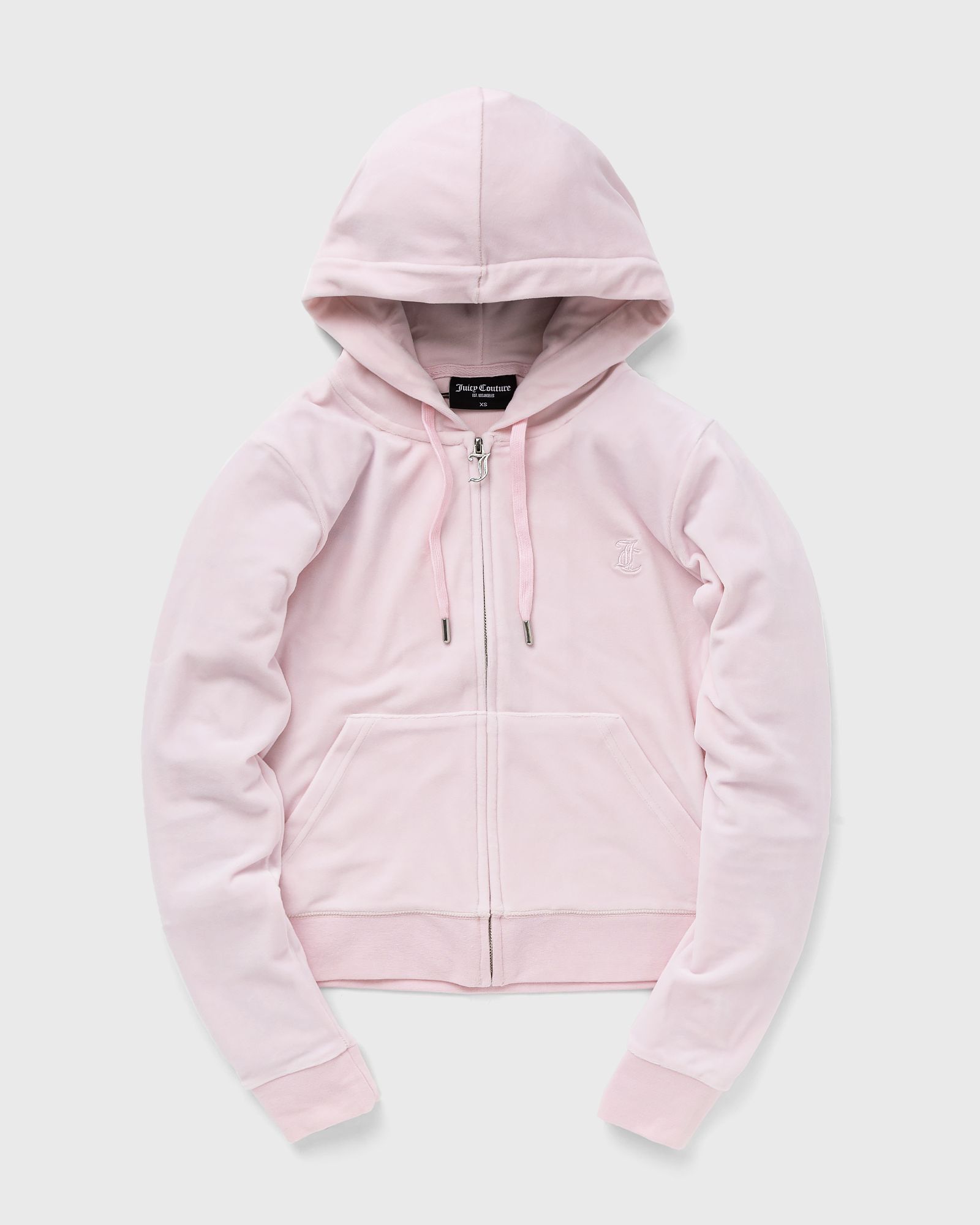 Juicy Couture - classic velour robertson zip hoodie women zippers pink in größe:m