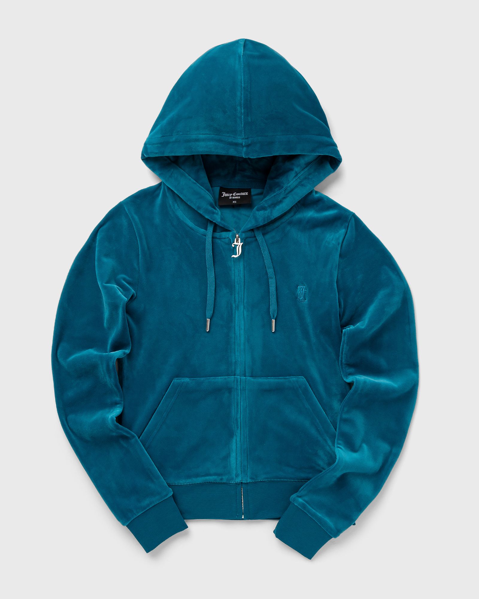 Juicy Couture - classic velour robertson zip hoodie women hoodies|zippers blue in größe:m