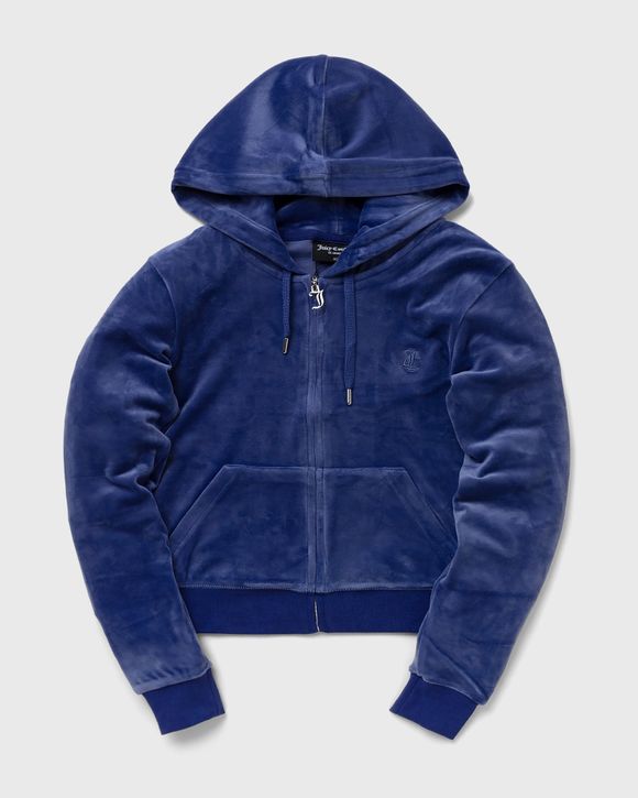Juicy Couture Classic Velour Robertson Zip Hoodie Blue BSTN Store