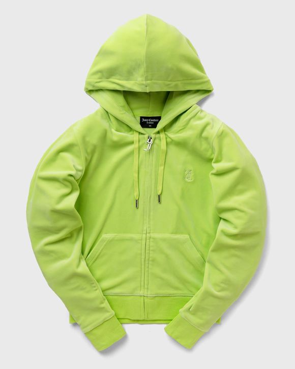 Lime green clearance zip up hoodie