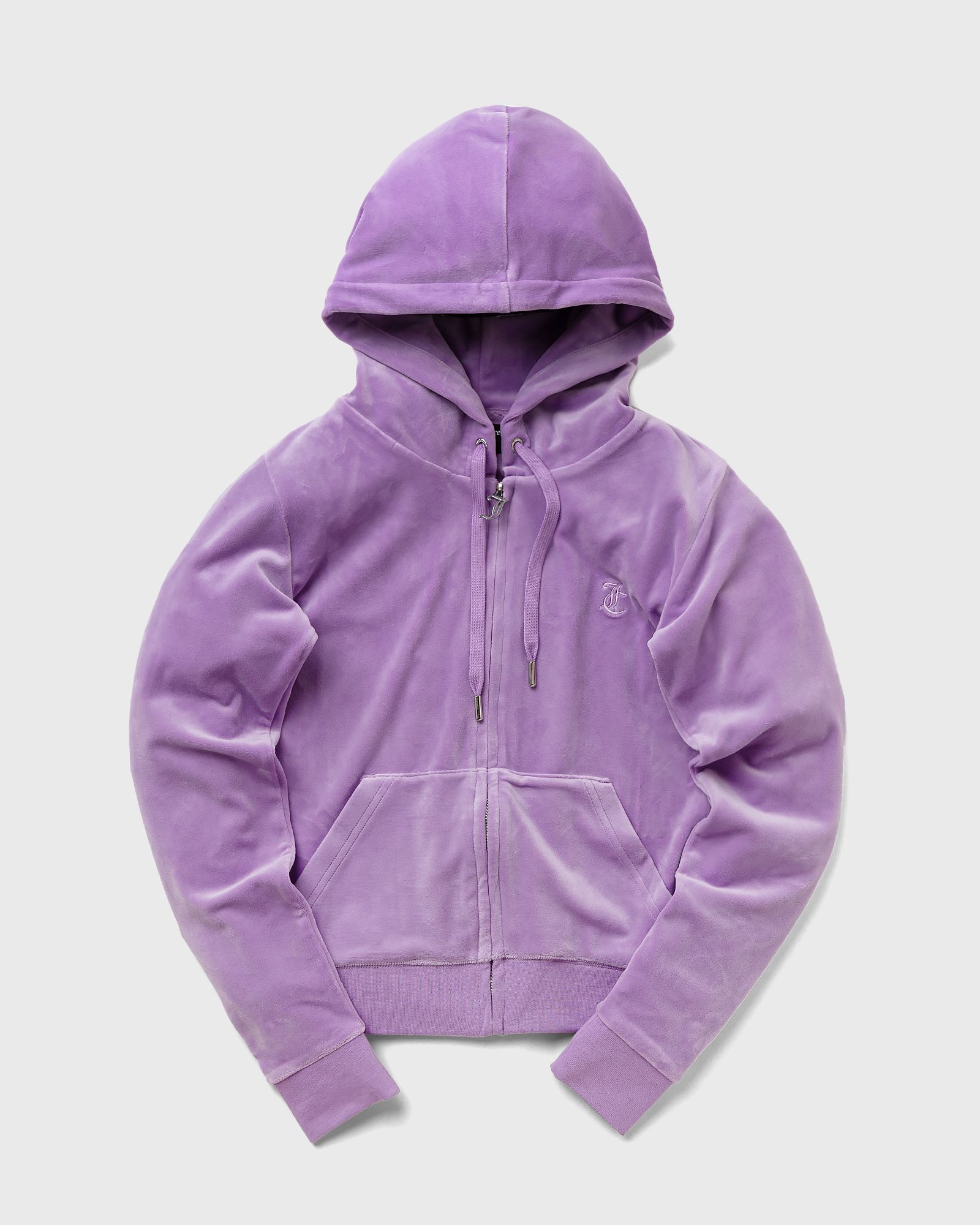 Juicy Couture - classic velour robertson zip hoodie women zippers purple in größe:m