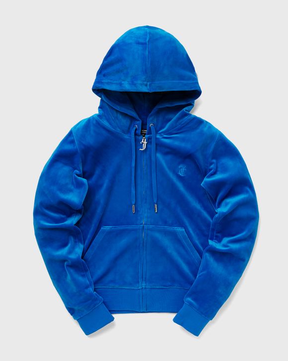 Juicy Couture Classic Velour Robertson Zip Hoodie Blue BSTN Store