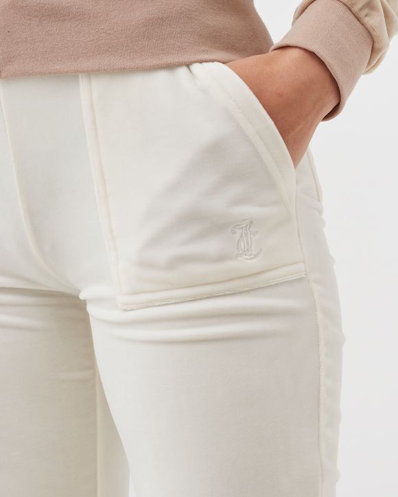 Juicy Couture WMNS Classic Velour Del Ray Pant White | BSTN Store