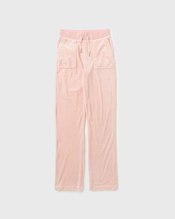 Juicy Couture WMNS Classic Velour Del Ray Pant Pink - CHERRY BLOSSOM