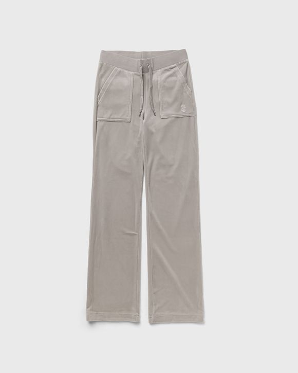 Juicy Couture WMNS Classic Velour Del Ray Pant Grey - STRING