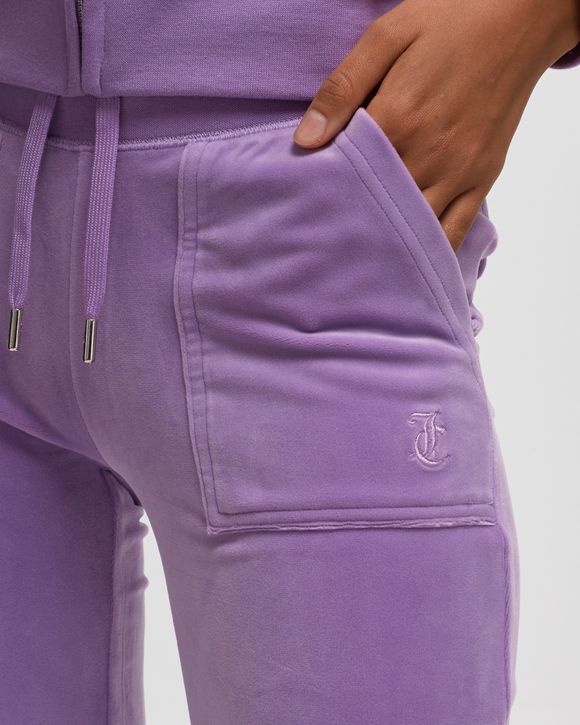 Juicy Couture WMNS Classic Velour Del Ray Pant Purple