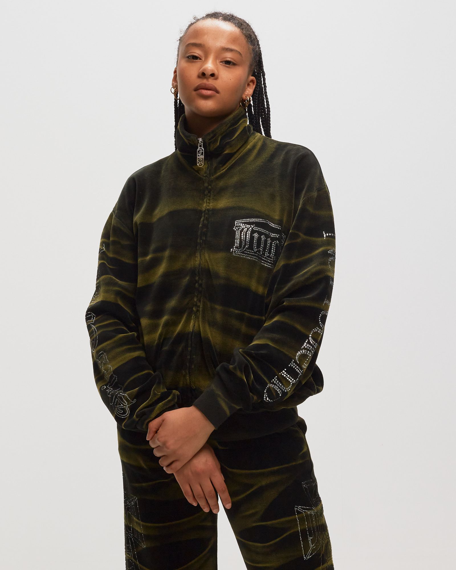 Aries x Juicy Couture Tie Dye Zip Thru