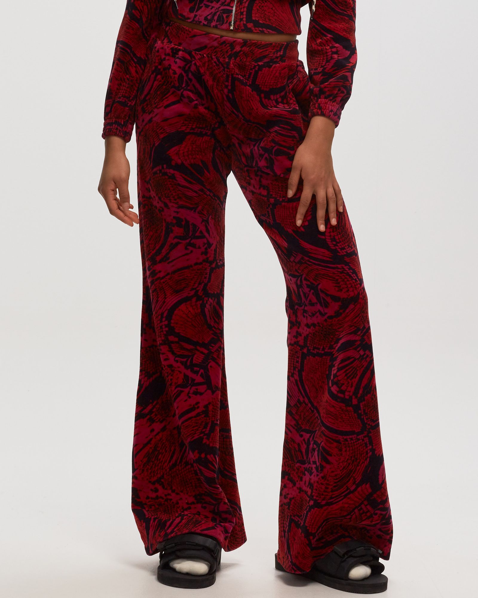 Aries x Juicy Couture Psysnake Flared Sweatpants