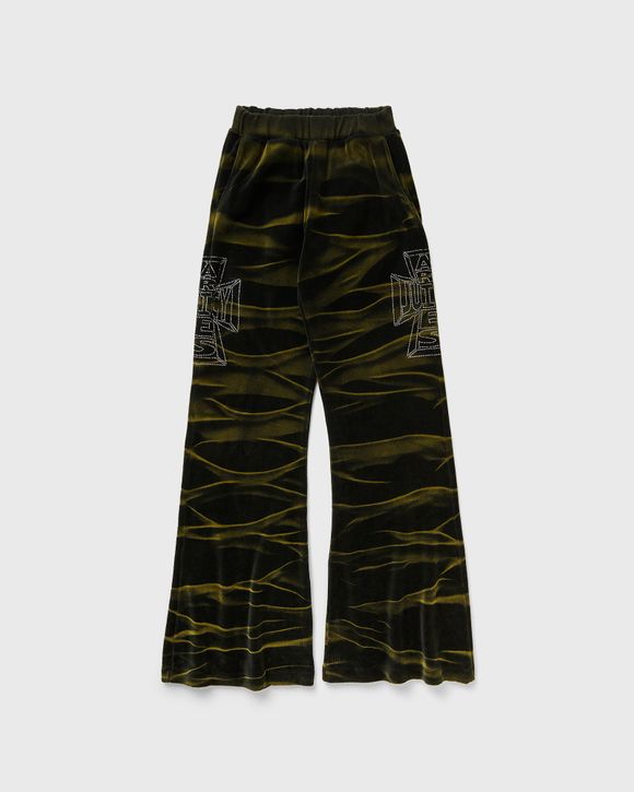 Aries x Juicy Couture Tie Dye Track Pants in Dark Green