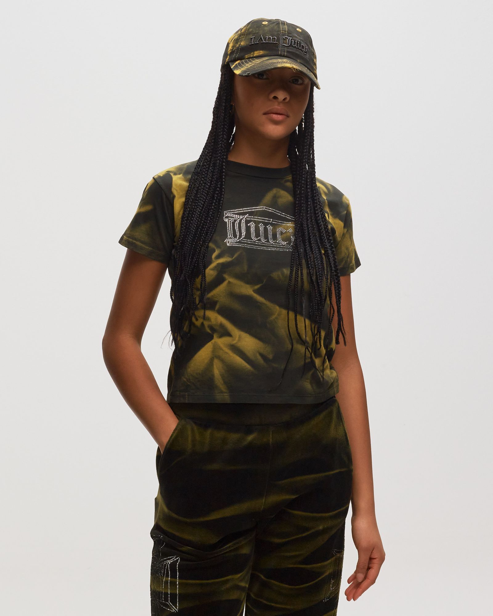 Aries x Juicy Couture Tie-Dye Shrunken Tee