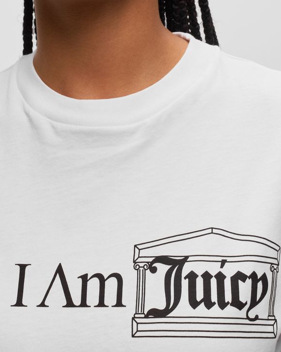 ★ARIES★ Couture I Am Juicy SS Short Sleeve T-Shirt White J Aries Arise Aries x Juicy Couture I Am Juicy Tee White