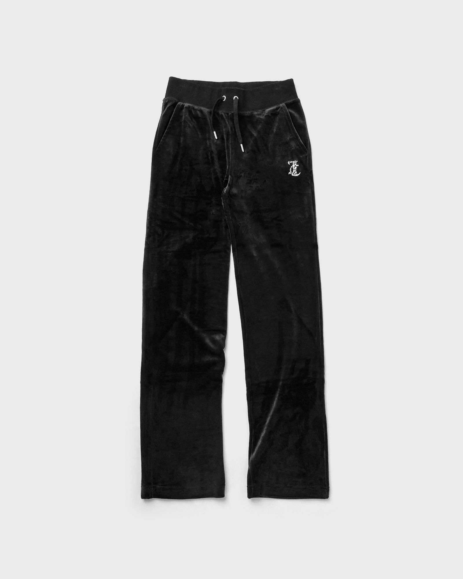 WMNS CLASSIC VELOUR TRACKPANT WITH DIAMANTE BRANDING