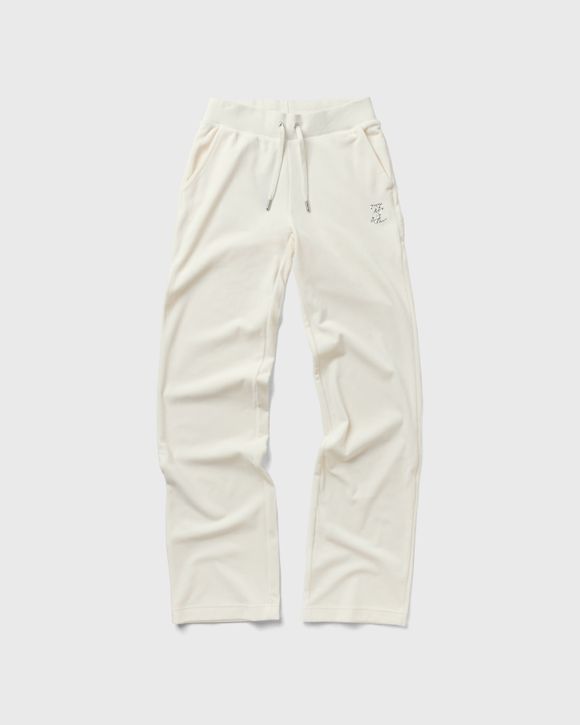 WMNS CLASSIC VELOUR TRACKPANT WITH DIAMANTE BRANDING