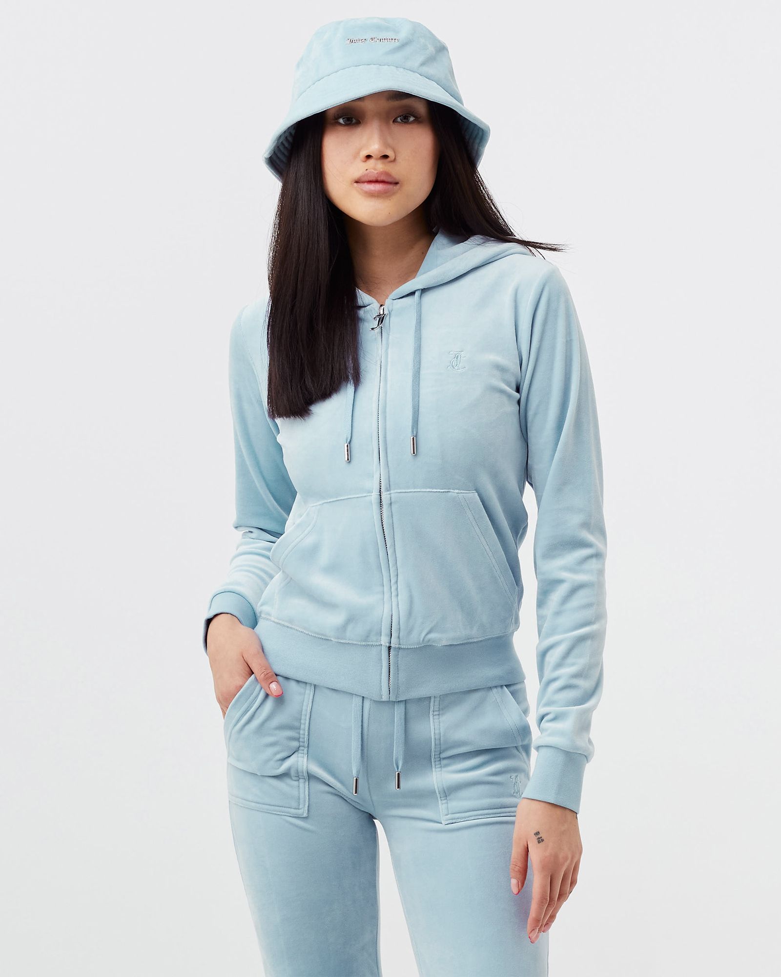 WMNS CROPPED ZIP THROUGH HOODIE