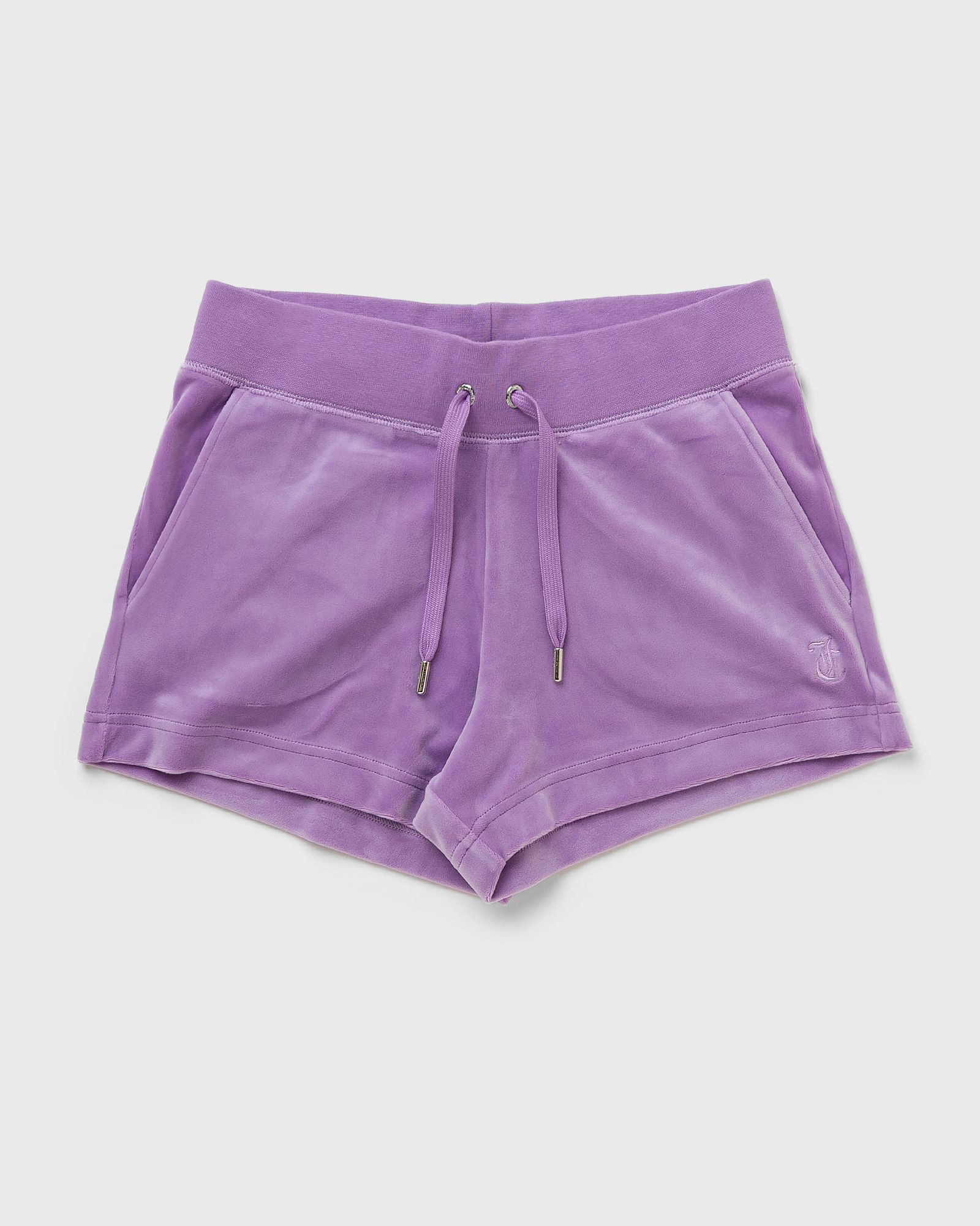 Juicy Couture - wmns classic velour track shorts women sport & team shorts purple in größe:l