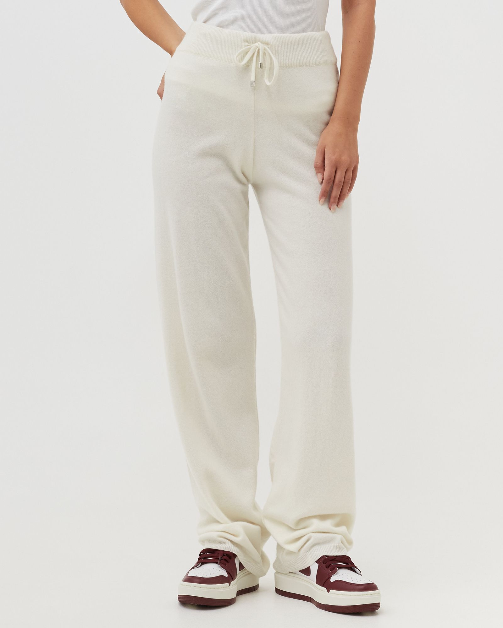 WMNS BOXY FULLY FASHIONED TROUSERS